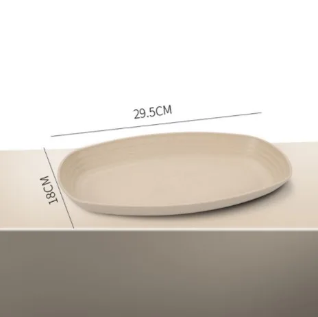 TD3 Factory Customize Pp Plate Plastic Hard Plastic Plates RPP Reusable Plates