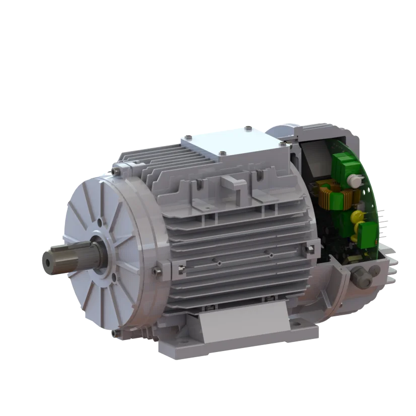 EC/PMSM high voltage motors for animal husbandry axial fan inverter built-in motor for high efficiency exhaust fan