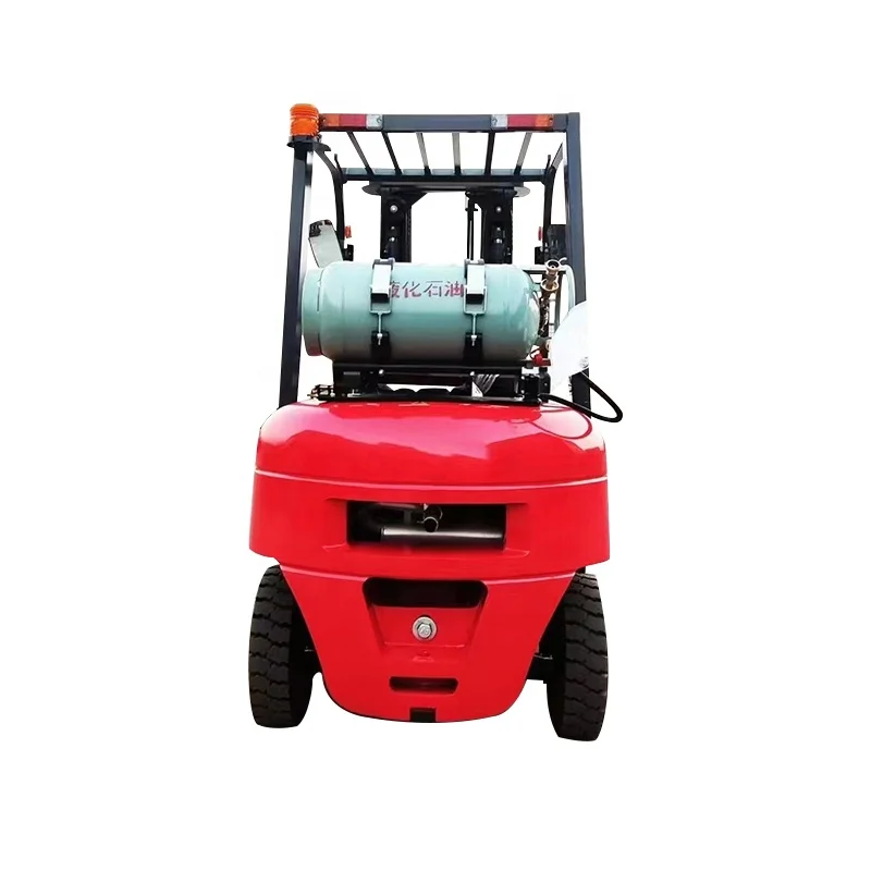LPG Forklift Forward Moving Four Wheel Drive Balanced Weight Gasoline LPG Dual Fuel Internal Combustion Forklift 3 Ton 5 Ton