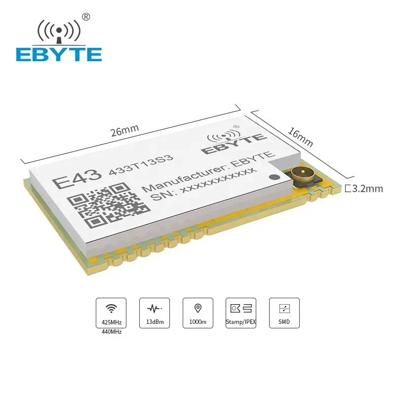 E43-433TB-01 USB to TTL Test Board Kit For 433MHz Module E43-433TB-01 used for E43-433T13S3