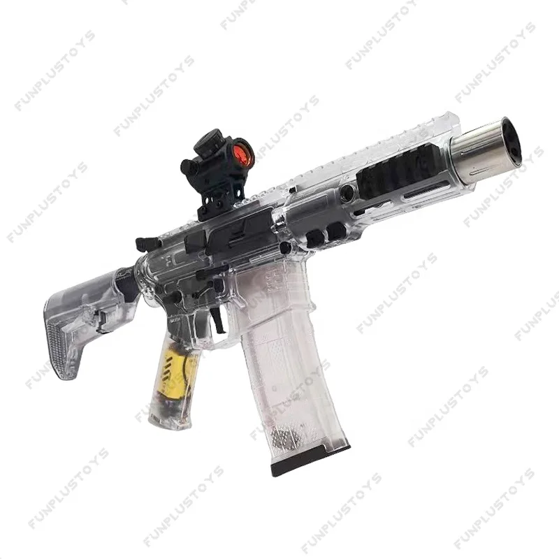 XWS AK105 Electric TOY GUN 7MM GEL Ammos AUTO Shooting Blaster Balls Splatter Launcher Fighting Game SAFE Kids Playing Toy
