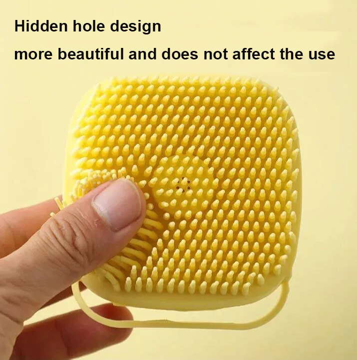Soft and Safe Baby Bath tools Silicone Liquid Bath Brush Scalp massage Shampoo brush