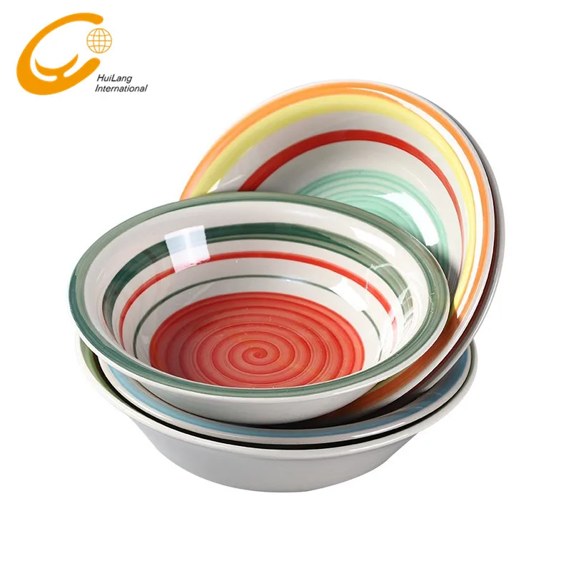 Promotional Ceramic Serving Salad Bowl Set