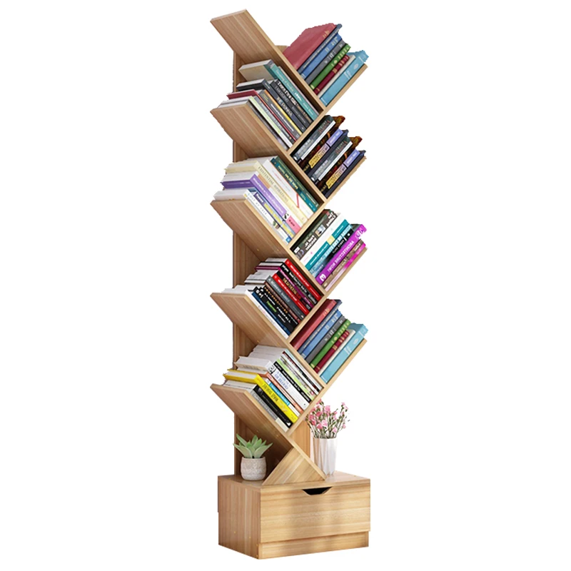 Выберите деревянный книжный шкаф современная простая книжная полка черный и белый книжный шкаф детская угловая книжная полка