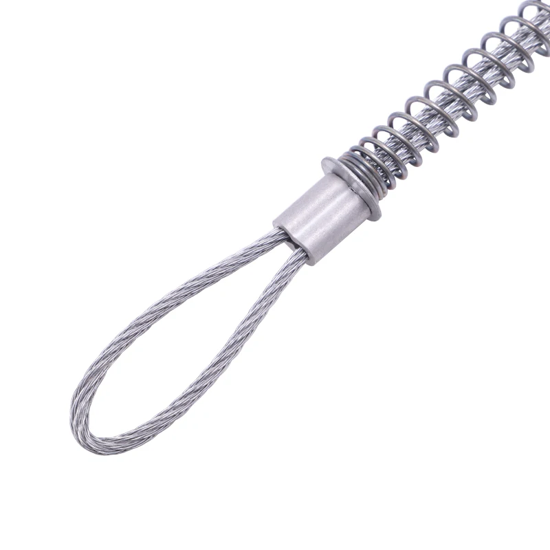 CT factory whip check rope  Prevent to take off the chain Spring safety cable