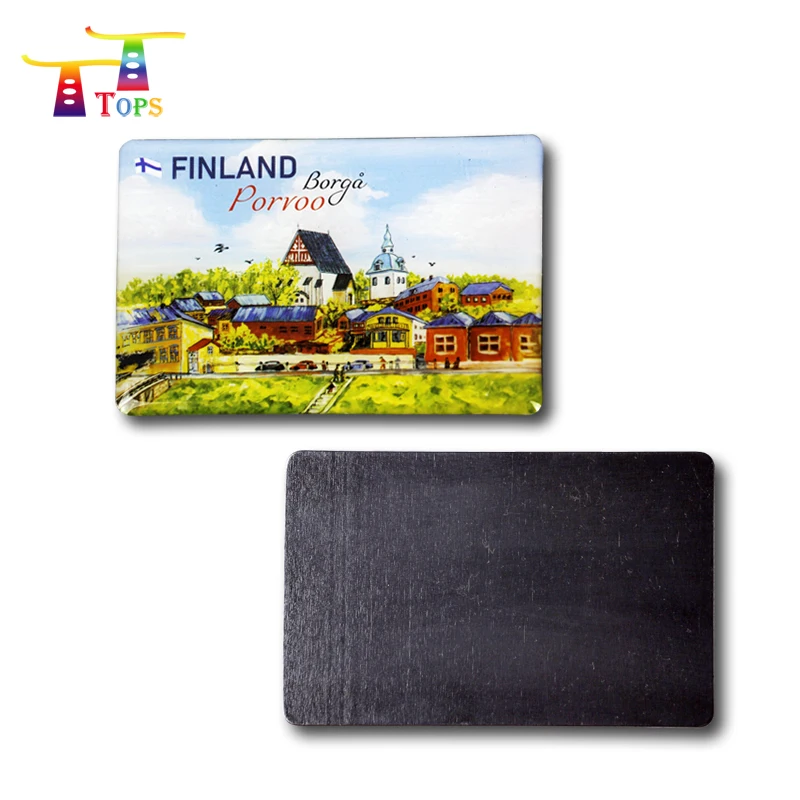 Wholesale Wholesale Tourist Souvenir Cheap 40*125mm Ireland 3d Custom Magnetic Sticker Home Decoration Round Dome Epoxy Fridge Magnet