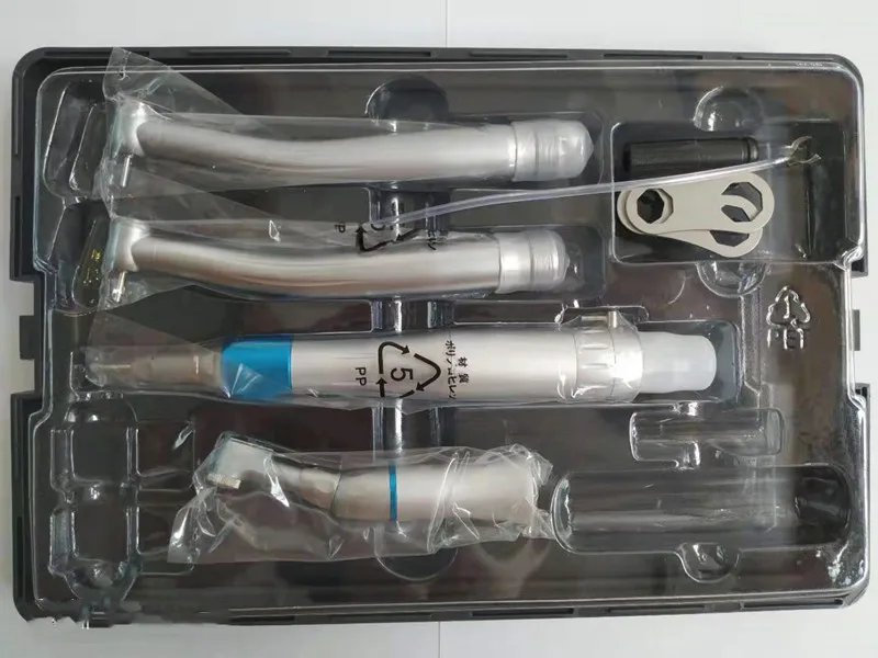 Dental Lab Equipment High Speed/low Speed/contra Angle Handpiece Dental Handpiece Kit for Students Metal CE Turbine 3 Years