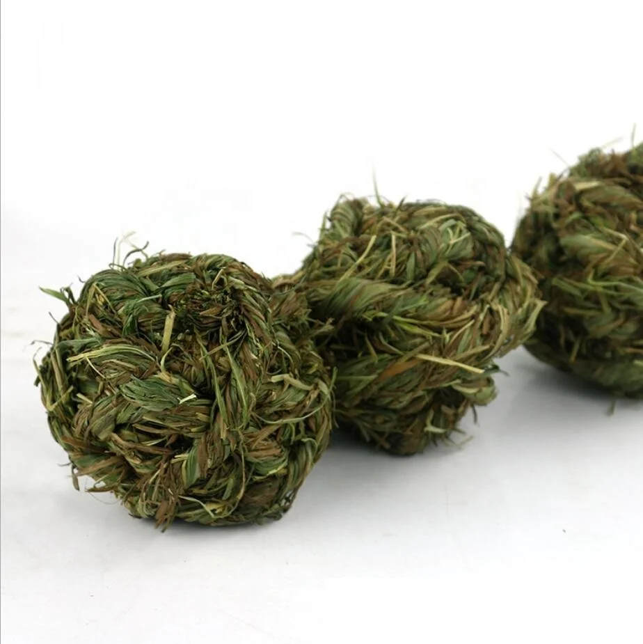 Timothy Grass Grinding Small Animal Activity Play Chew Toys for Bunny Rabbit Hamster Guinea Pigs Gerbils in Interactive