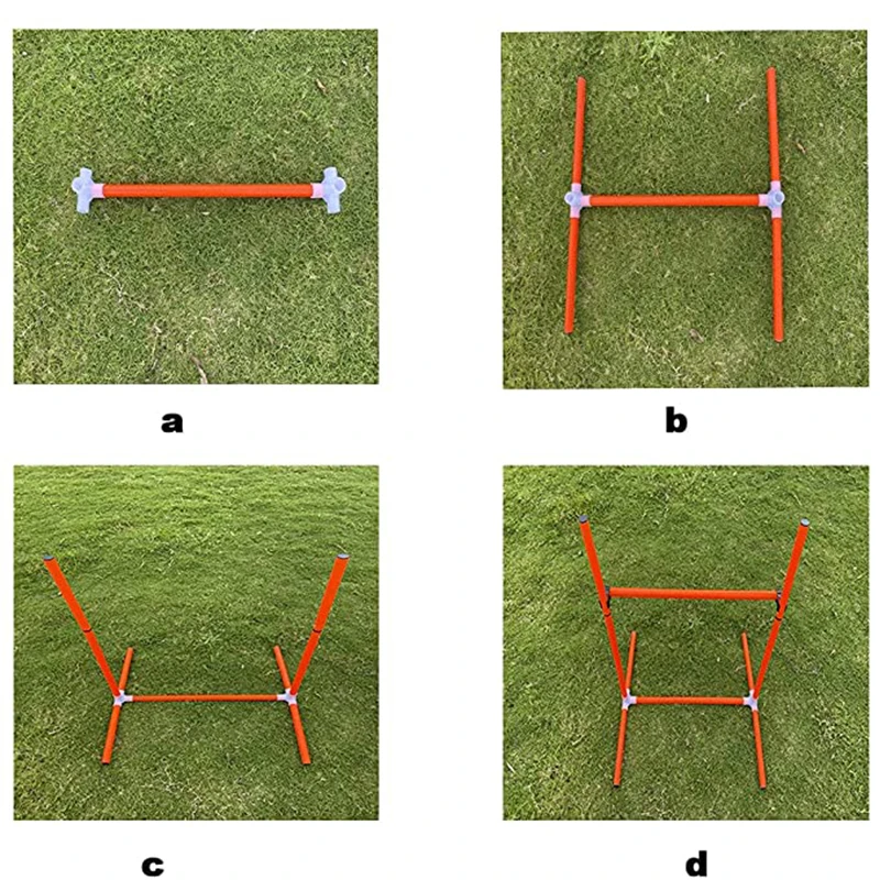 Dog Agility Equipment Pet Obstacle Training Course Kit with Tunnel Adjustable Hurdles Poles Carry Bag