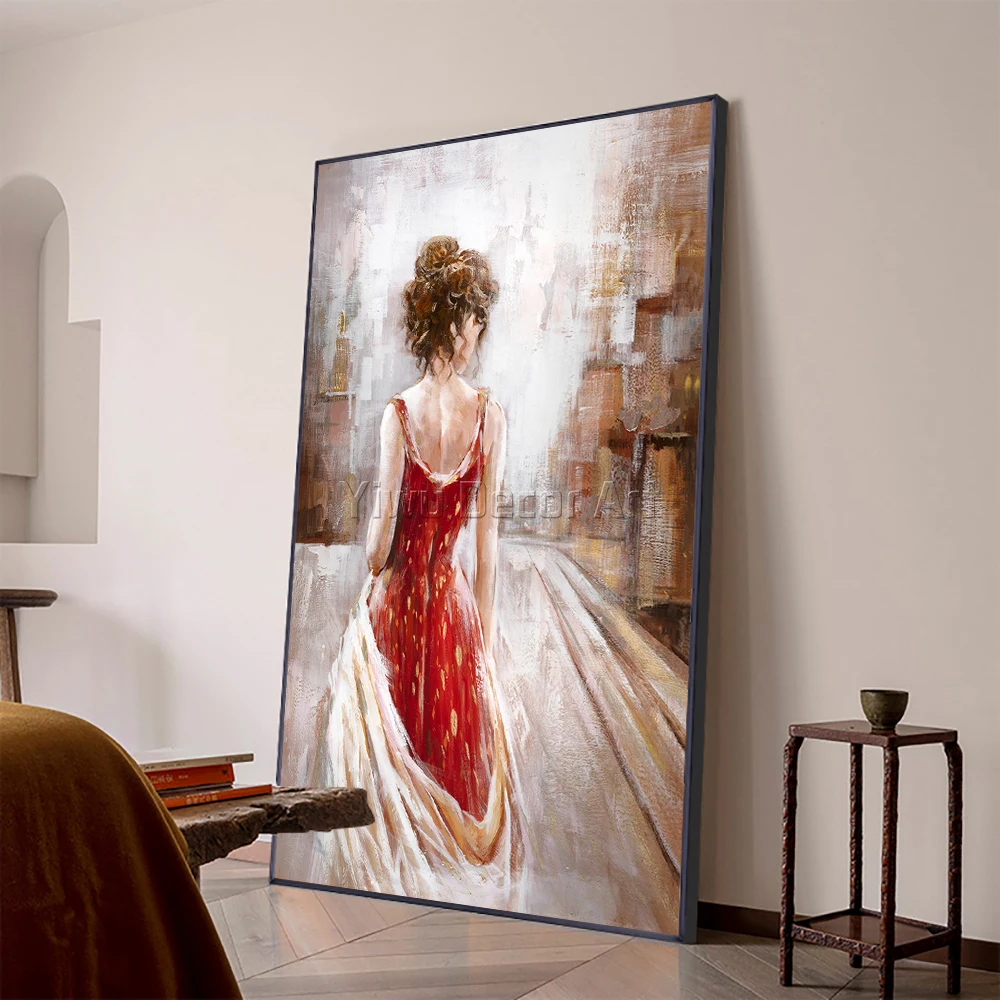 Best selling portrait oil painting 100% hand painted canvas artwork for home hotel decor