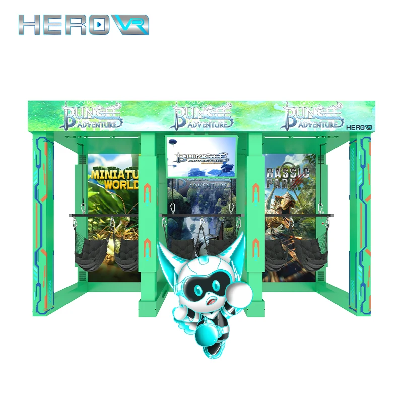 HEROVR Must-Have Attraction Immersive Skydive Sim VR Bungee Jump for Theme Parks Outdoor Fun Zones