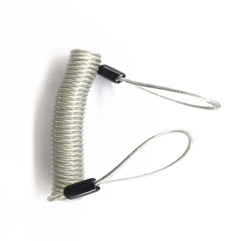 Дешевый эластичный кудрявый инструмент с пластиковым покрытием, спиральная катушка для безопасности