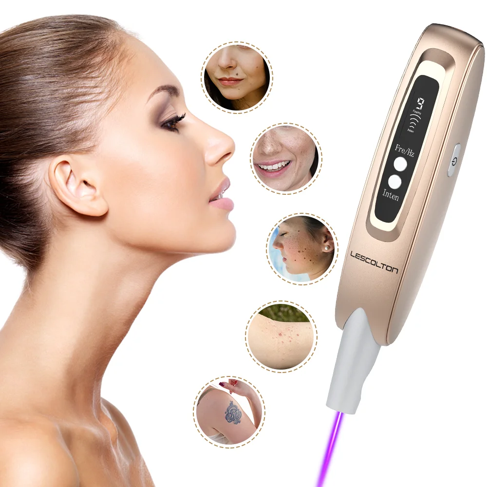 Blue Light Therapy Tattoo Scar Mole Freckle Removal Dark Spot Remover Machine Beauty Device Picosecond Laser Pen