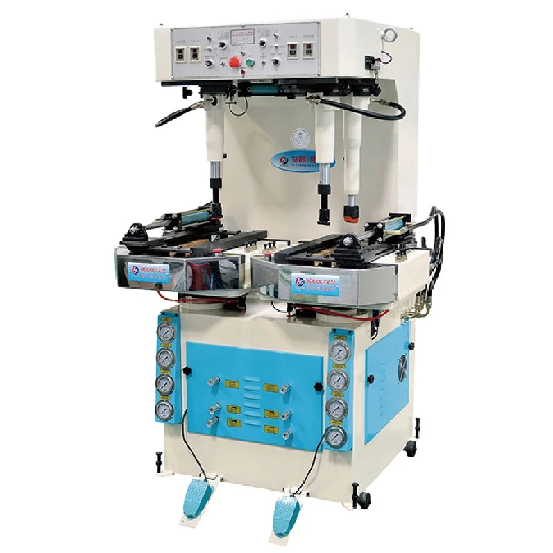 Bottom Floating Double Head High Speed Oil Hydraulic Pressing Machine Shoe Sole Pressing Machine