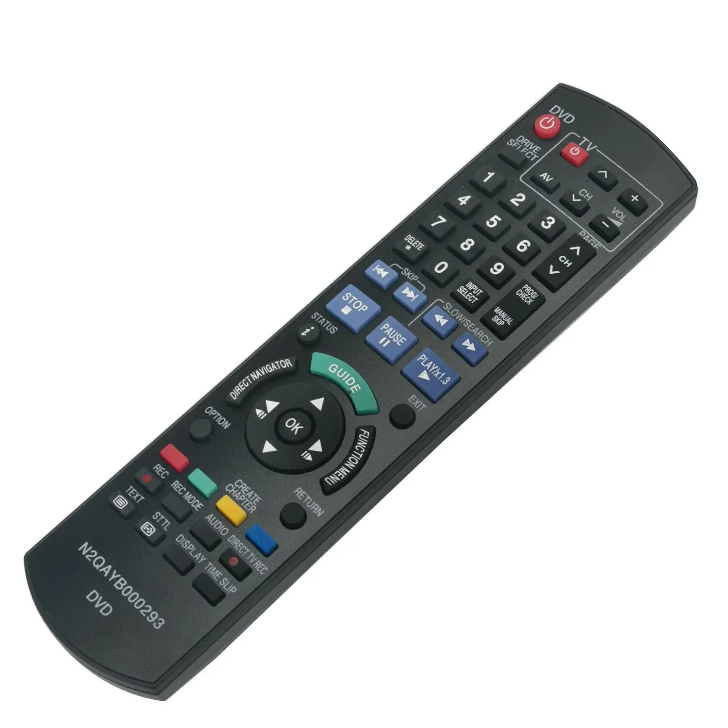 New N2QAYB000293 Universal Remote Control Work For DVD  DVD Recorder  DMR-XW400 DMR-XW390 DMR-XW390GLK DMR-EX768EB