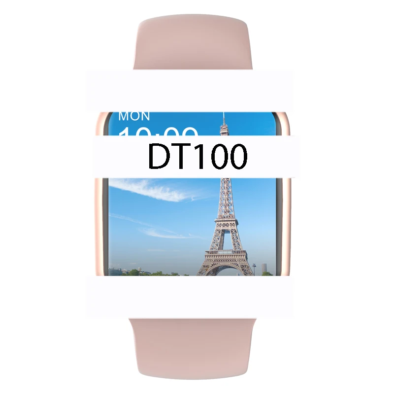 
DT100 Phone Dial Call Security Password Sport Heart Rate blood pressure Music Reloj Inteligente smart watch dt100 smartwatch 