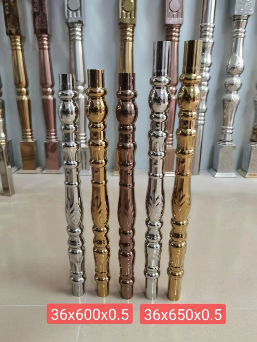 Balcony accessories new style stainless steel railing post grill design