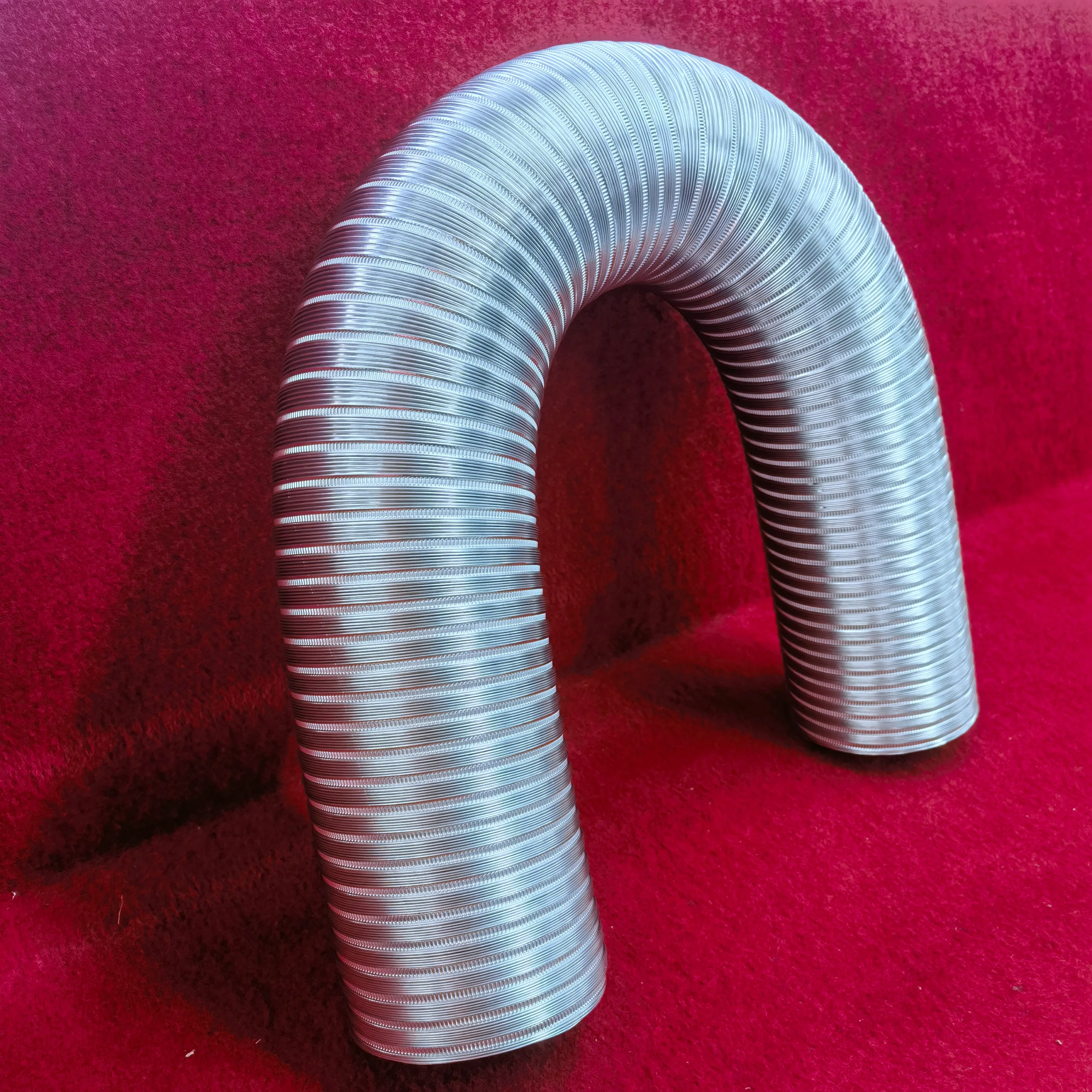 Commercial aluminum flex pipe 8x25ft fire resistant aluminum flexible duc Semi-Rigid Flexible Duct home ventilation