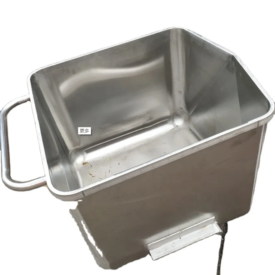 
 Тяжелые тележки для мясовых бочек, используемых на пищевых заводах с прочными грузовиками из нержавеющей стали  