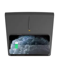 Car Wireless Charger For Tesla Model 3 S X Y For Iphone Android Smartphone Anti-Skid Dual Charging Board