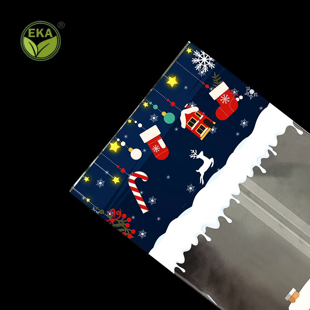 Transparent Cellophane Regenerated Cellulose Opp Bag Snacks Candies Cookies Dried Fruits Square Round Bottom Cellophane Bag