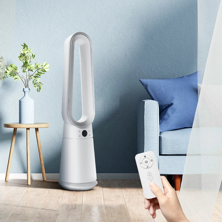 New Design Appearance Air Cooling Bladeless Fan High Quality Abs Material Tower Smart Bladeless Fan