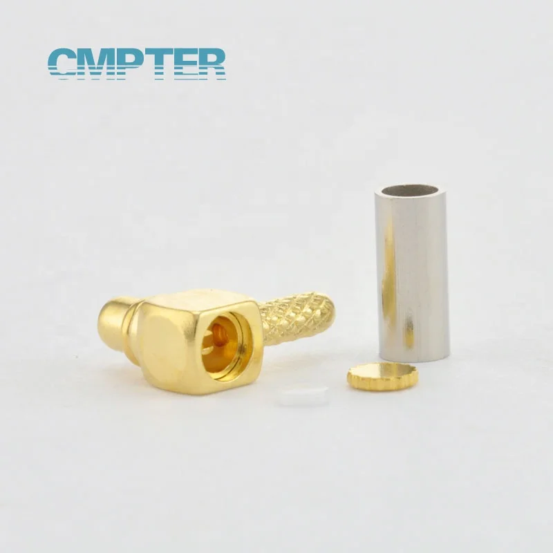 MMCX Male Right Angle Crimp RG178 Cable mmcx crimp rg178