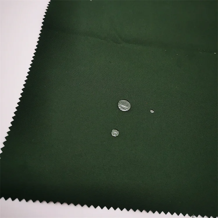 Waterproof 100% polyester Composite fleece price dark green anti acid anti alkali strong durability Industry work-wear fabric