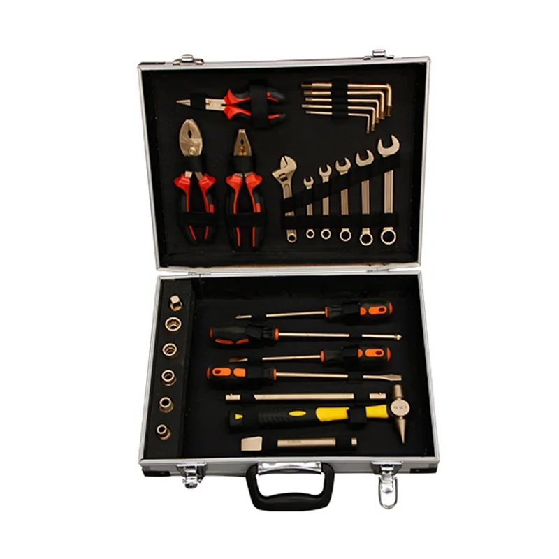 YATO YT-65556 Hand Tools Set Professional Cabinet 27PCS Be-Cu For Non-Sparking Tools
