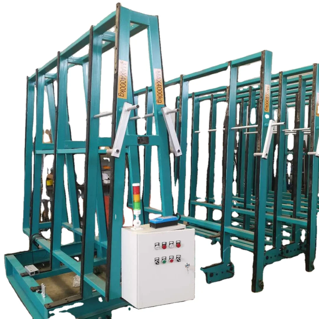 Экспортная Австралийская система стеллажа из стекла с двигателем для