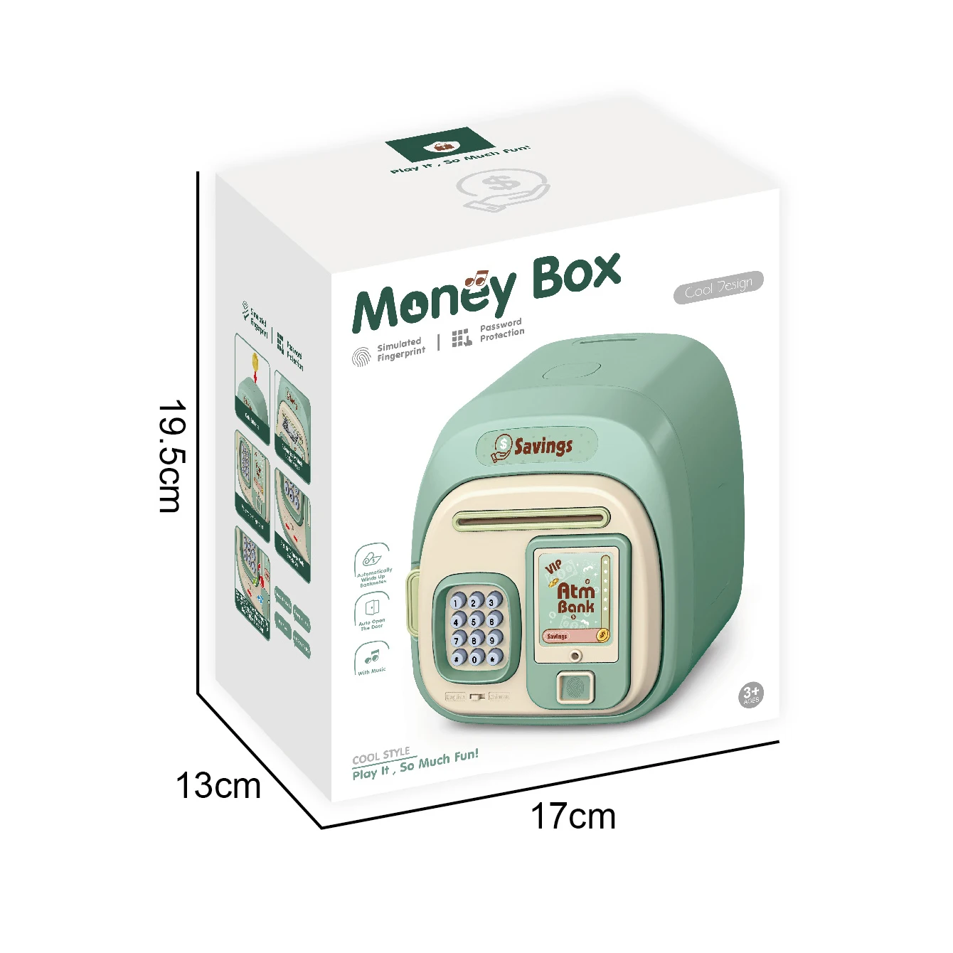kouyikou Electronic Piggy Banks Money Savings Box Toys Mini ATM Coin Bank  Best Birthday Gifts money boxes for Children