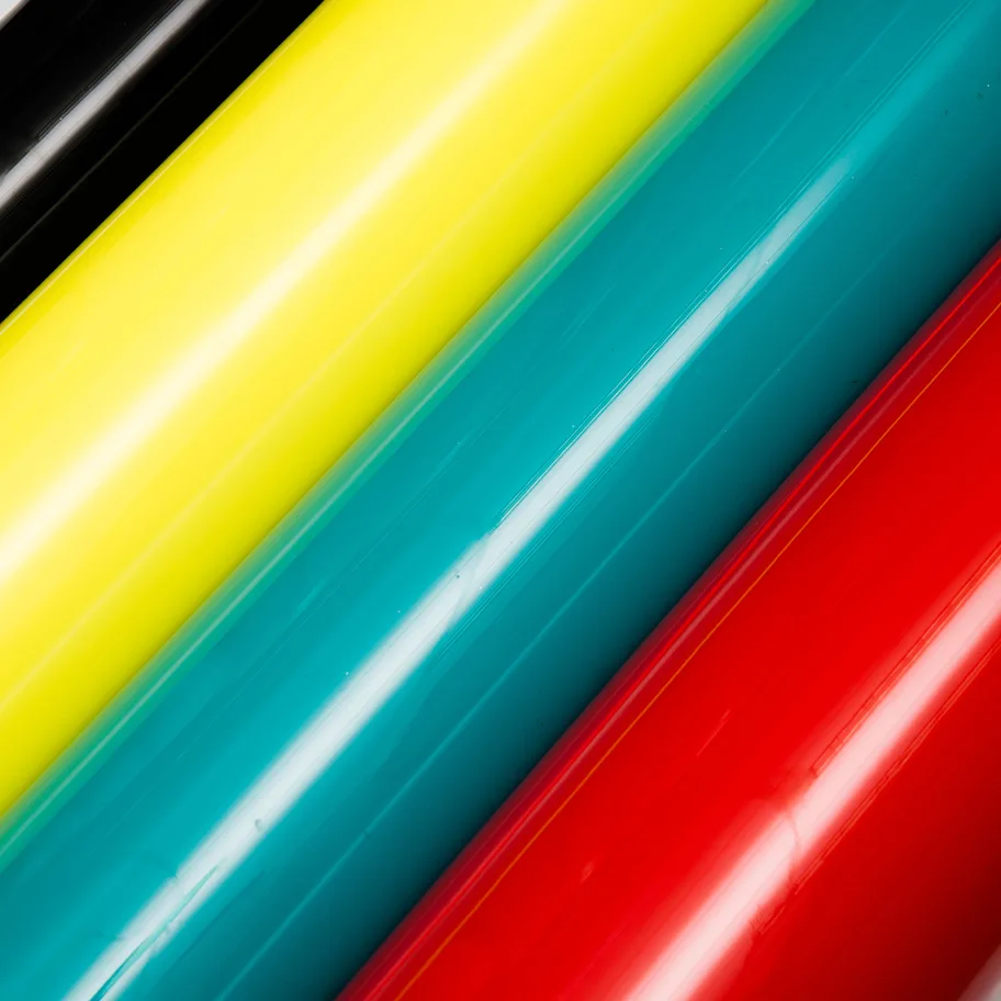 Manufacturer direct selling PVC double mirror 0.8mm color gloss PVC film environmental protection color