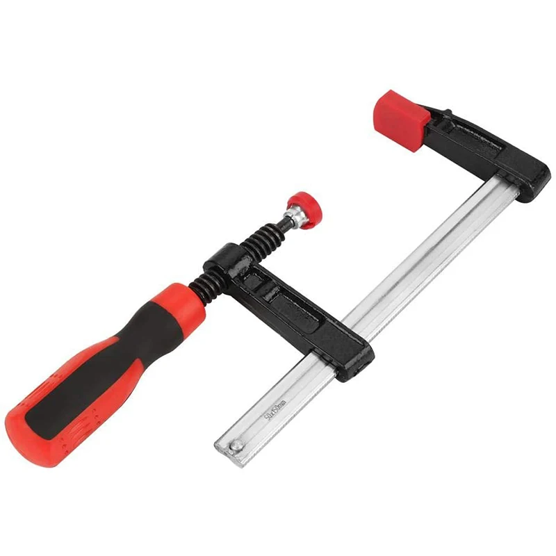 Hot selling  F Wood Pipe Clamps  Heavy Duty Woodworking F Clamp with Fast Action Sliding and Solid Rubber Grip Handle
