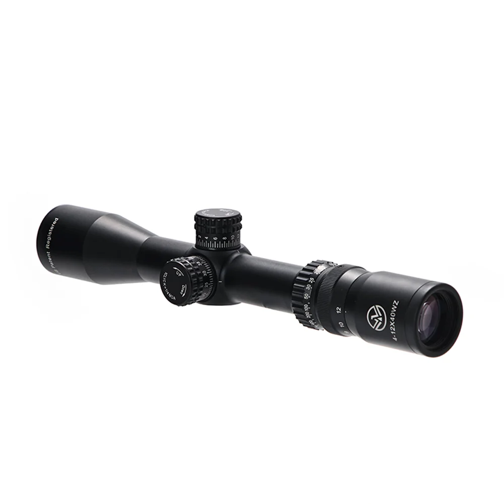 Tactical Scope 4-12x40 Optical Hunting Scope One Hand Adjustment Scope Patented