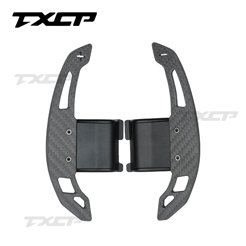 Car interior accessories steering wheel carbon fiber magnetic shift paddle for ford  2022-2024 Bronco