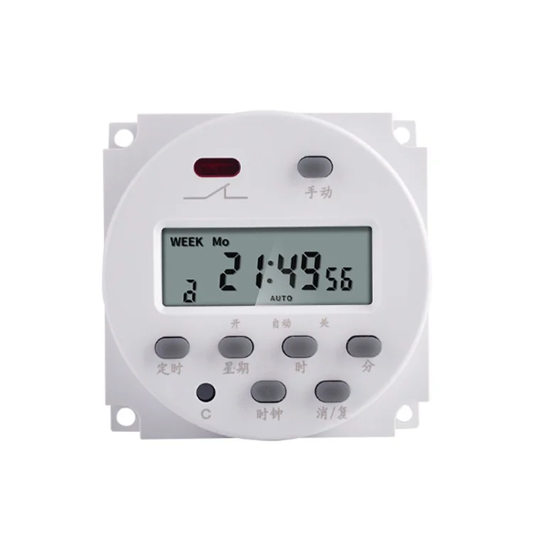 Цифровой программируемый таймер переключатель переменного тока цифровой таймер 7 дней Таймер руководство