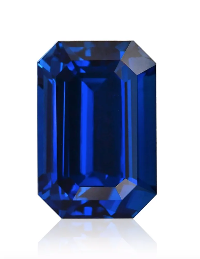 10.47 Carat Royal Blue Sri Lankan Sapphire Emerald Cut Shape Ceylon Sapphire Gemstone Loose Gemstone Precious Gemstone Price