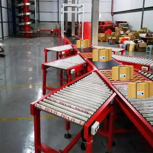 Automatic Parcel Sorting Machine Dws Parcel Sort Wheel Sorting Conveyor