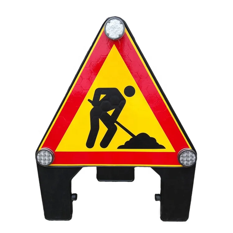 China Manufacturers New Products Traffic Tripod Sign Stand Display Traffic Signs
