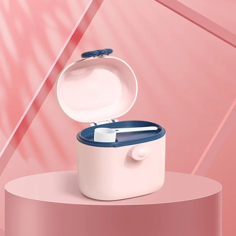 2023 Milk Storage Infants Portable Milk Powder Dispenser Food Container Feeding sub-packaging box snack box baby milk jar