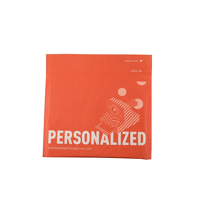 Bubble packaging bags waterproof logo printed bubble envelopes white paper