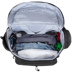 Pickleball Paddle Backpack Equipment Bag with 4 Racket Compartment Shoe Compartment Fence Hook Bag Only