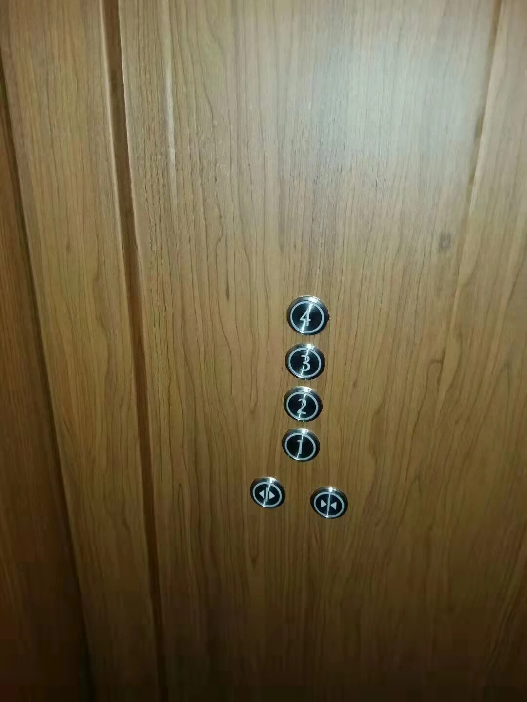 Wood veneer color change wall  elevator fire protection color change 3M Wood grain film