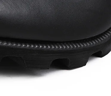hot sell custom black lightweight waterproof hiking EVA Rubber outsole  Leather tactical boots