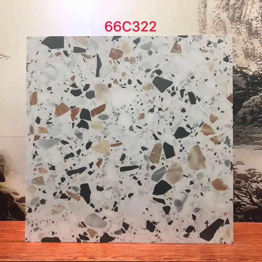 
GUCI terrazzo matt rustic floor tiles 600x600mm garden anti slip low water absorption tile 