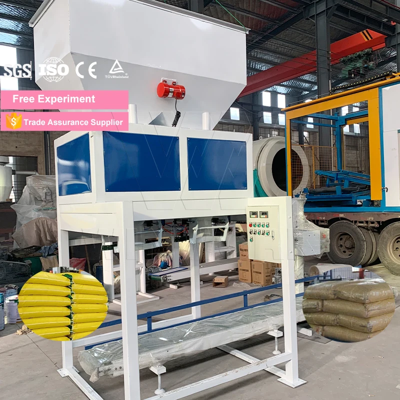 WINWORK Automatic 5-50kg Rice Grain Pellets Organic Fertilizer Bag Packing Machine