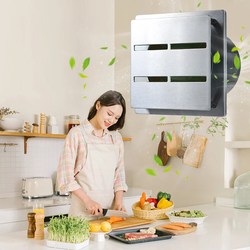 Factory custom bathroom fan with humidity sensor and timer 230V multi-function wall mount extractor fan