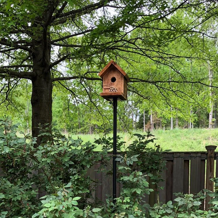 JH-Mech Premium Bird Watching Feeding Station Kit Wild Animals Feeder Pole Wild Bird Feeder Hanging Kit Bird House Pole Set