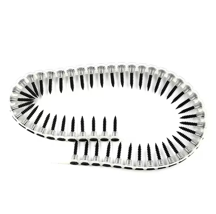 Black phosphate collated strip screws for drywall board 3.5x25mm drywall screws fine thread screws good quality