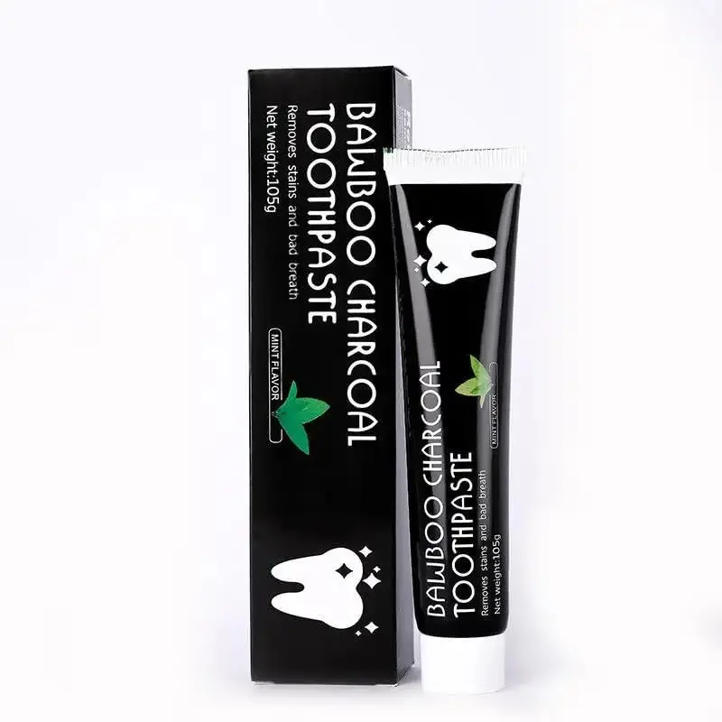 Toothpaste, Natural Bamboo Charcoal Whitening Organic Tooth Paste, for Sensitive Teeth